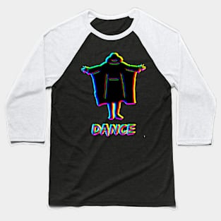 Dancing man in colour , the rhythm of the music . Baseball T-Shirt